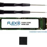 Flexx LX335 1TB SSD Upgrade Solution for Mac Pro (Late 2013) with heatsink and tools